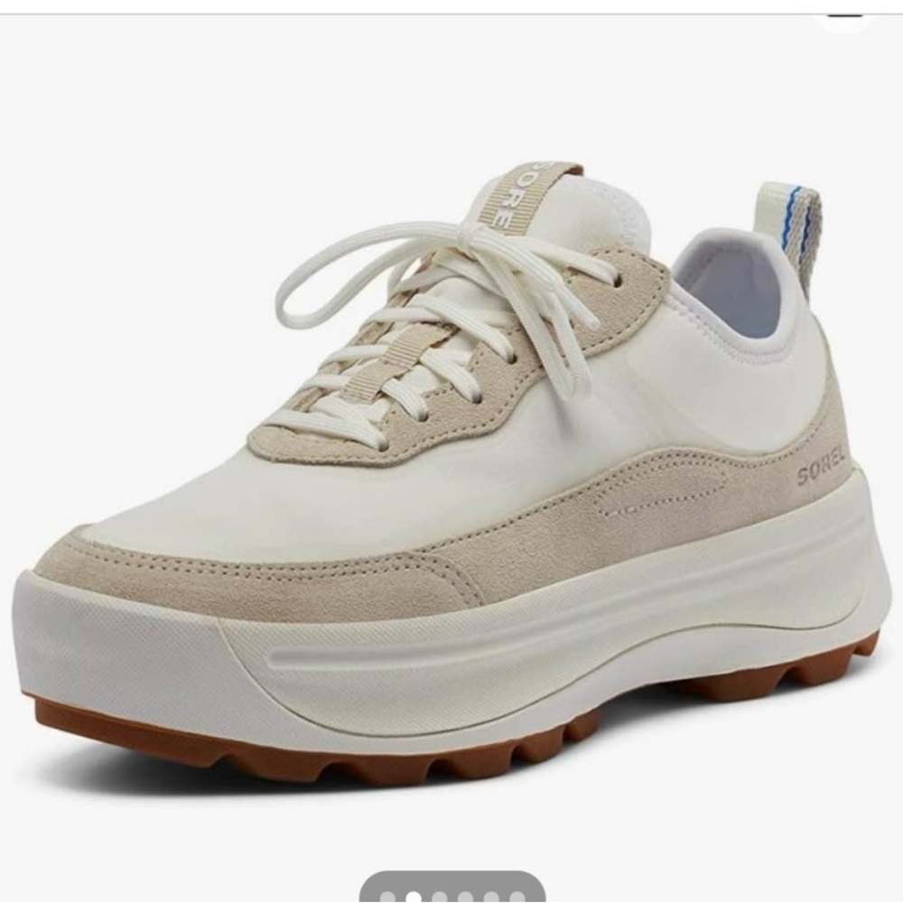 Sorel Women's Cream and Tan Sneakers